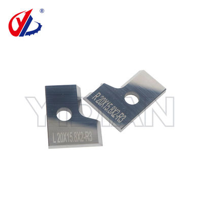 20X15.8X2mm Вольфрамокарбидное индексируемое лезвие / CEHISA Edge Bander Scraping Blade