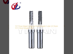 ТКТ Трехгранный скрещенный зуб прямой резач 1/2 ствола ТКТ 3 Флейты прямой резач